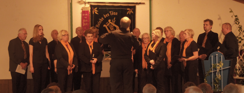 Gesangverein Nüst singt auf dem Liedernachmittag